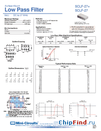 Datasheet SCLF-27+ manufacturer Mini-Circuits